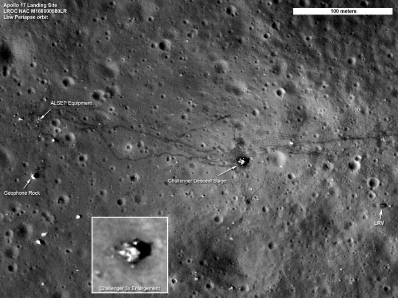 Место посадки Аполлон-17