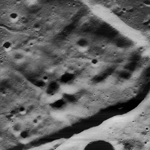 Фрагмент кратера Гассенди