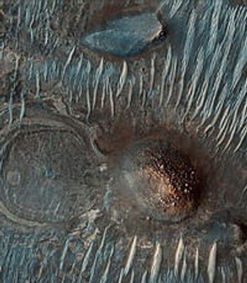 Иней на Марсе