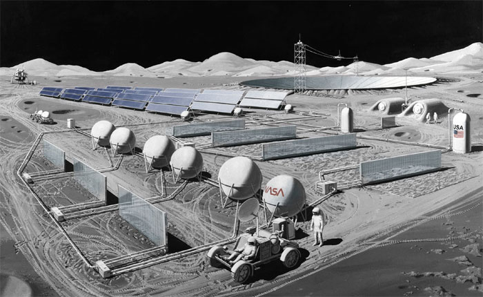 Лунная промышленная база